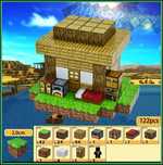 Klocki magnetyczne Minecraft Chatka 122 szt. i 3 figurki!!!