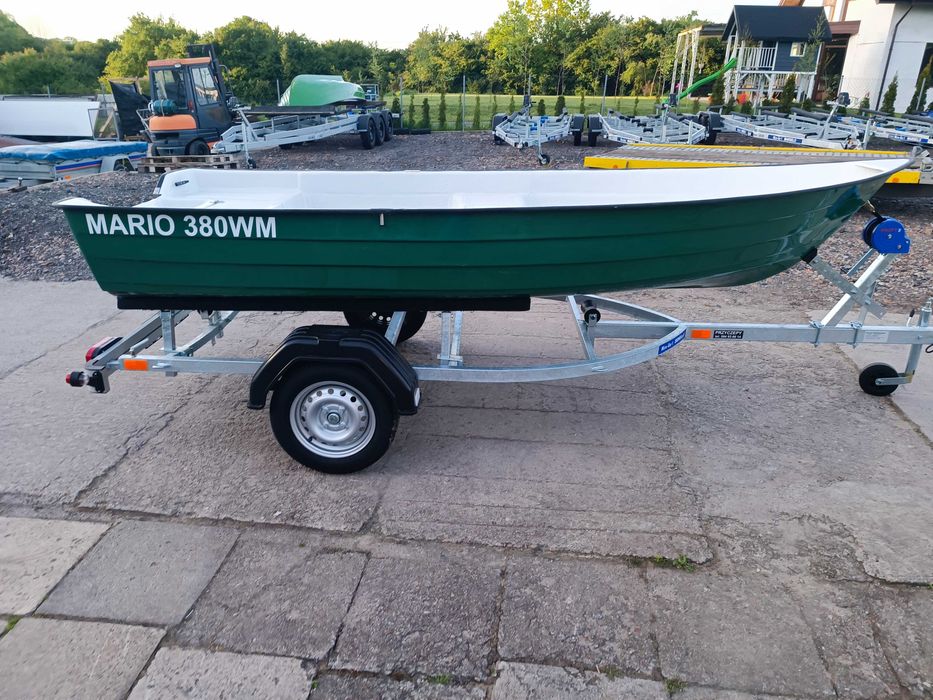 Łódź wiosłowa wędkarska  3,8 m  Mario 380 Iława