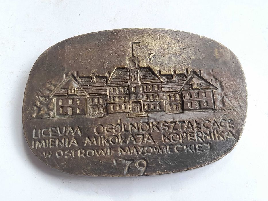 Medal 70 lat II LO im. Mikołaja Kopernika Ostrów Mazowiecka (1979)