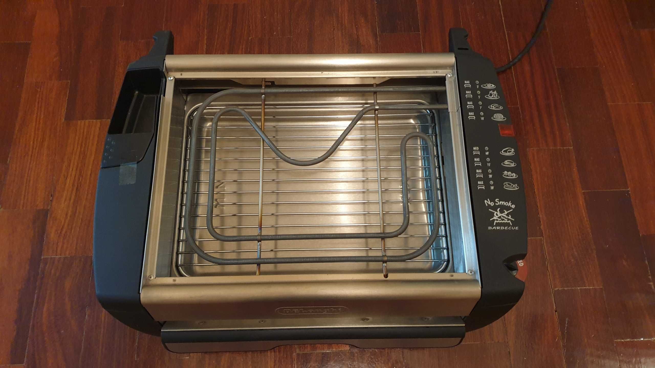 Grelhador Delonghi BQ100 sem fumo (NOVO)