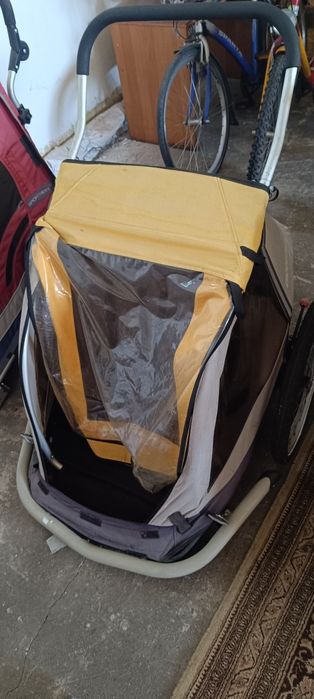 Wózek Croozer 525 przyczepka rowerowa riksza dla 1-2 dzieci 2w1