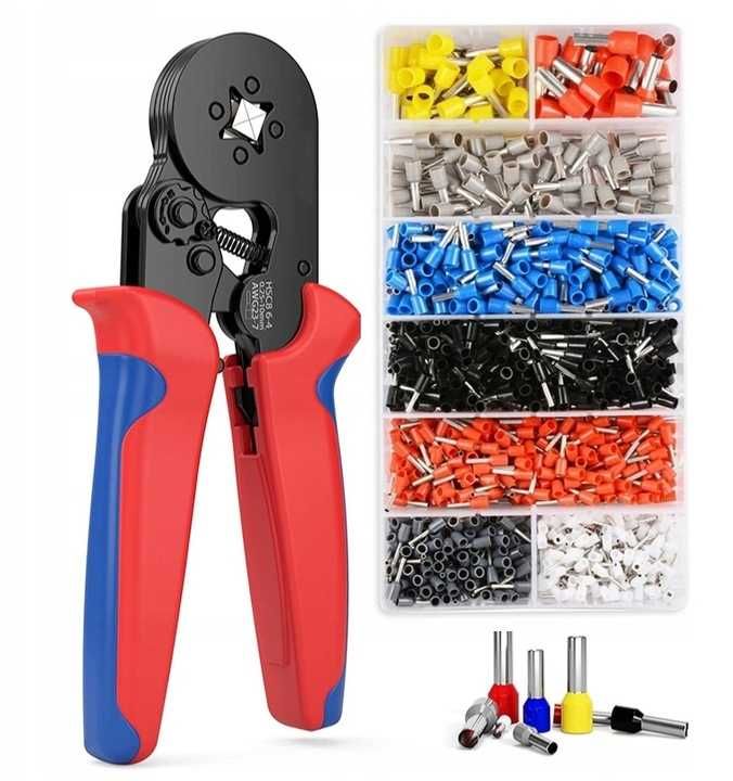PRASKA ZACISKARKA do tulejek 0.25-10mm² 1250 szt.