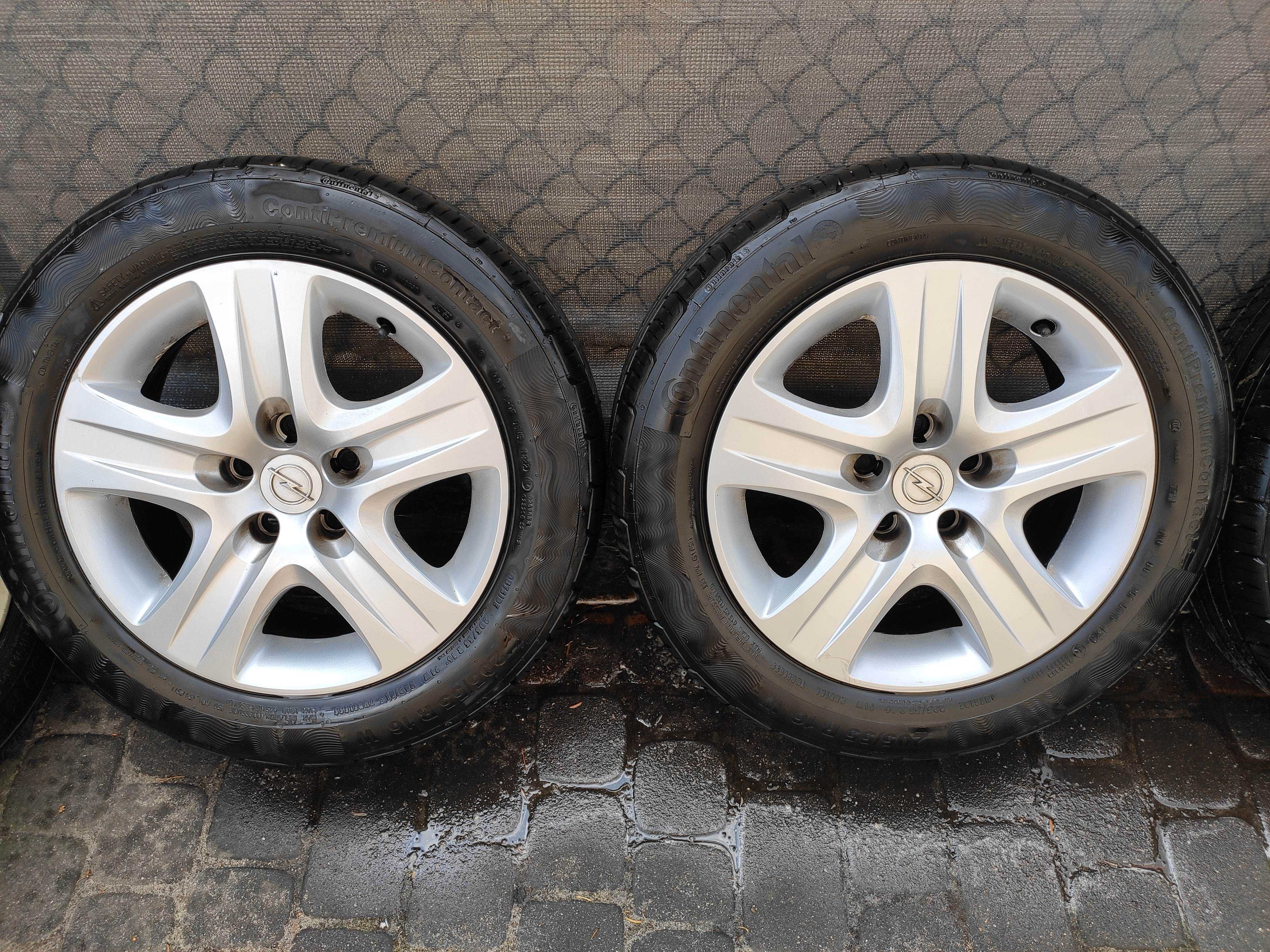 Felgi strukturalne 16 plus kołpaki Opel Oryginał 5x110