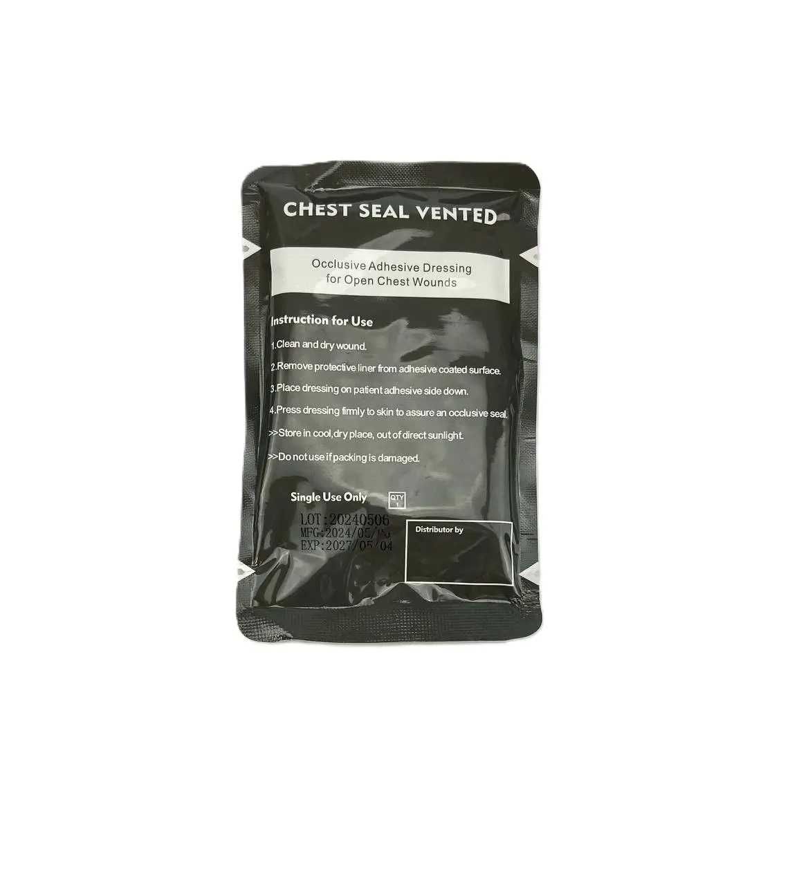 Оклюзійна наліпка Chest Seal Veanted для відкритих ран грудної клітини