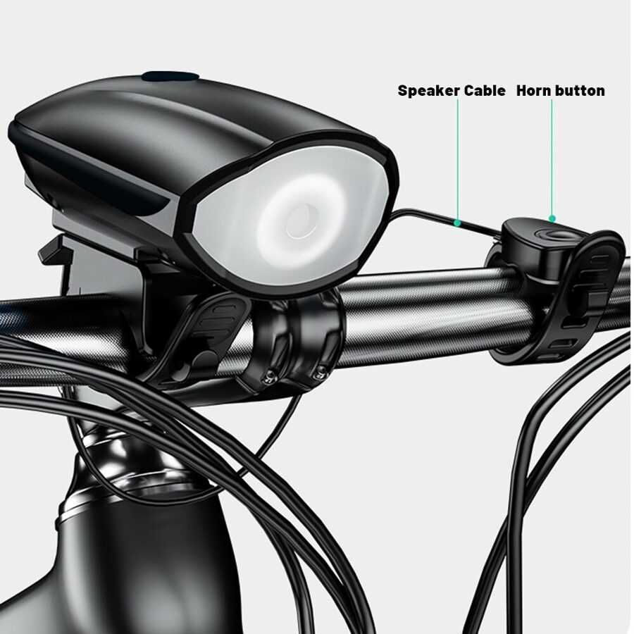 велосипедный светильник USB Led водонепроницаемый с кнопкой сигнала