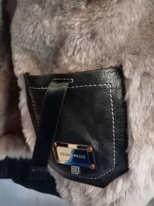 Куртка шкіряна чоловіча, модель авіатор