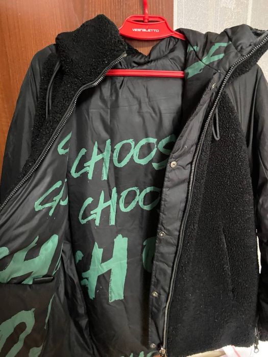 Жіноча зимова двостороння курточка