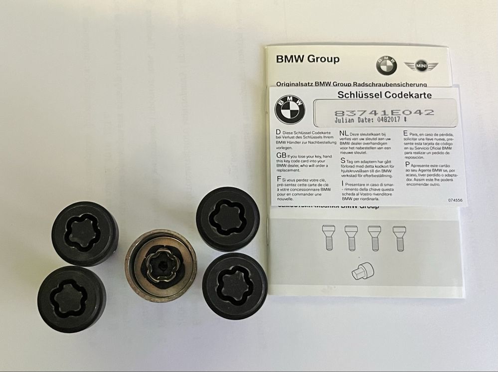 Секретки на колеса BMW (оригінал)
