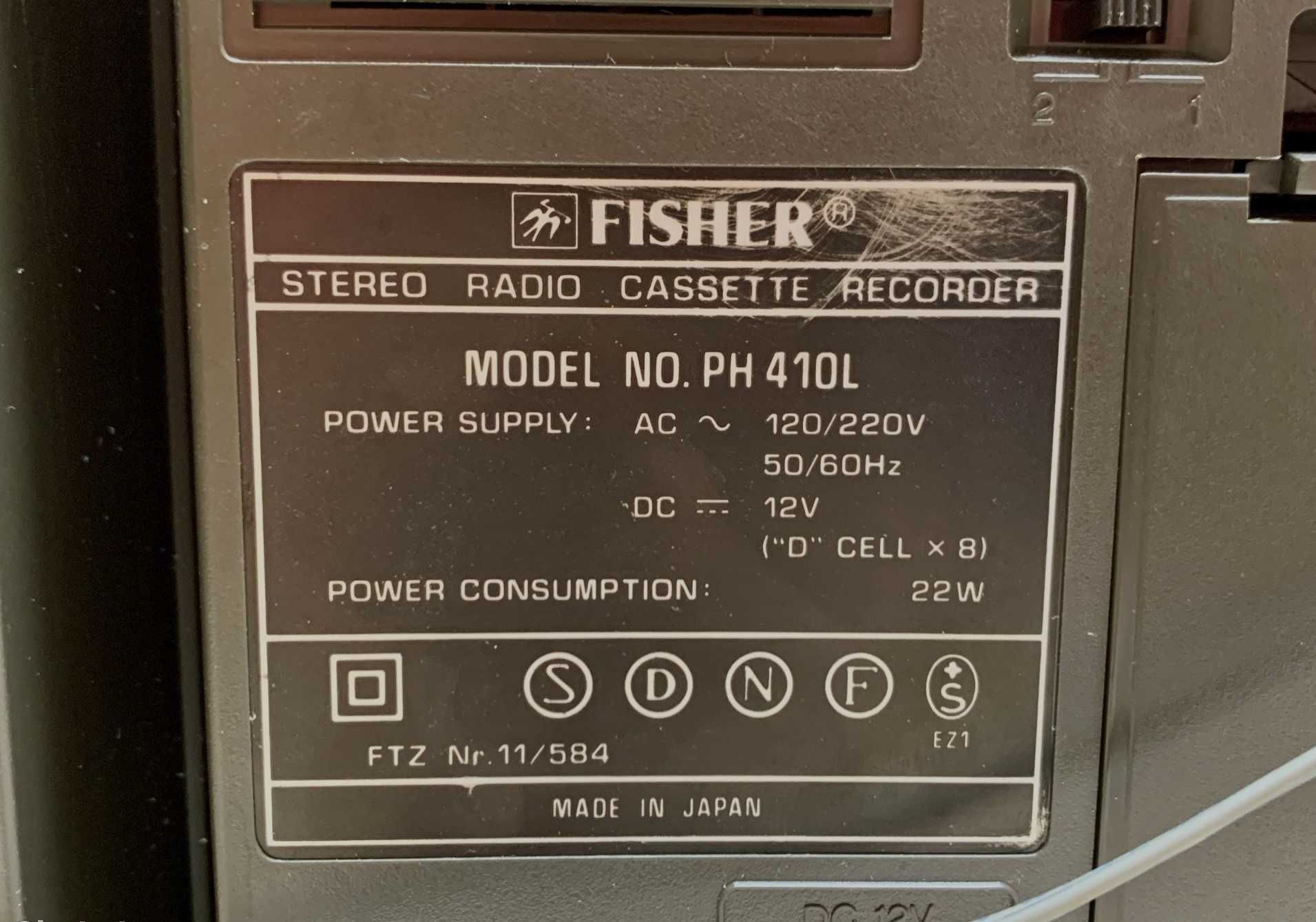 Магнитола FISHER PH 410L (Made in Japan)