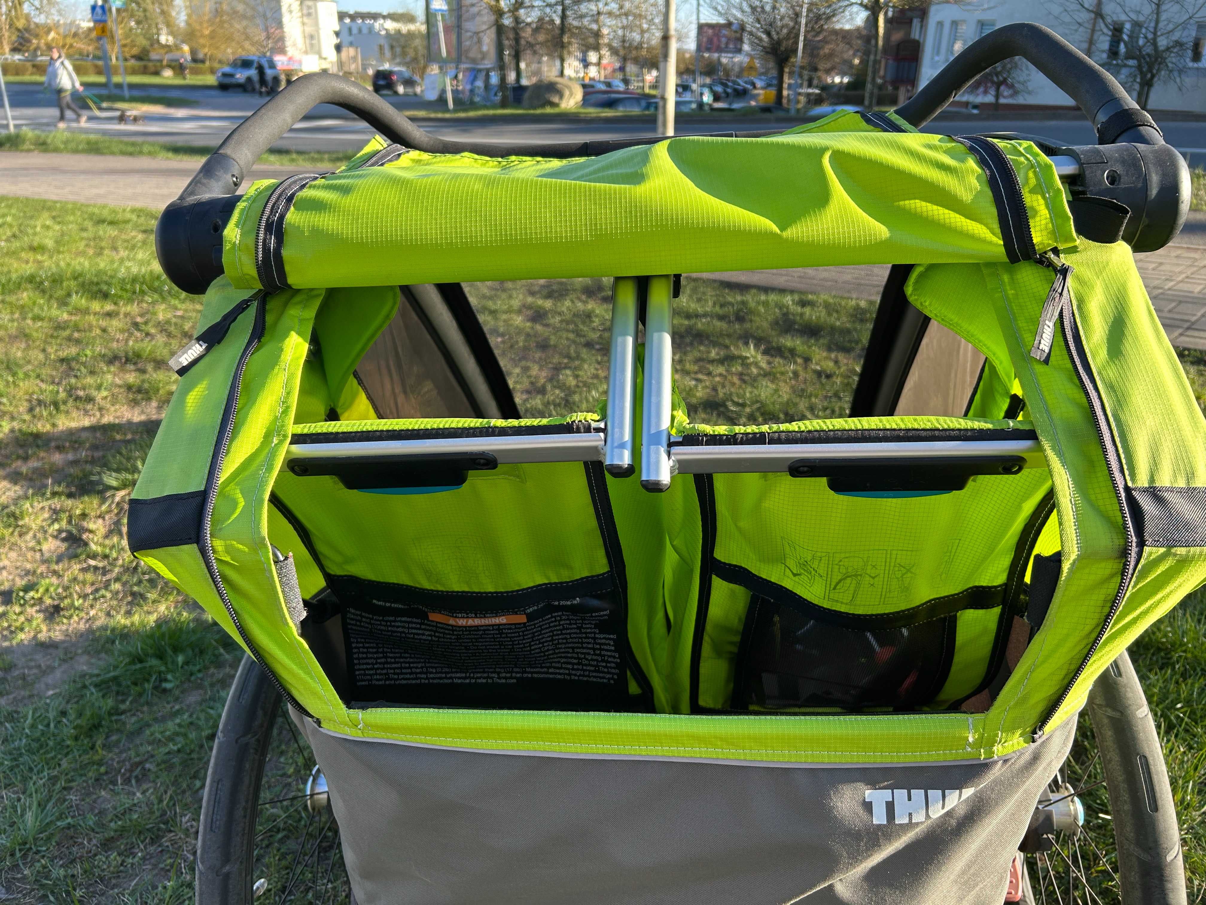 Thule Cab 2 XXL – Przyczepka Rowerowa 2w1 z Pełnym Wyposażeniem