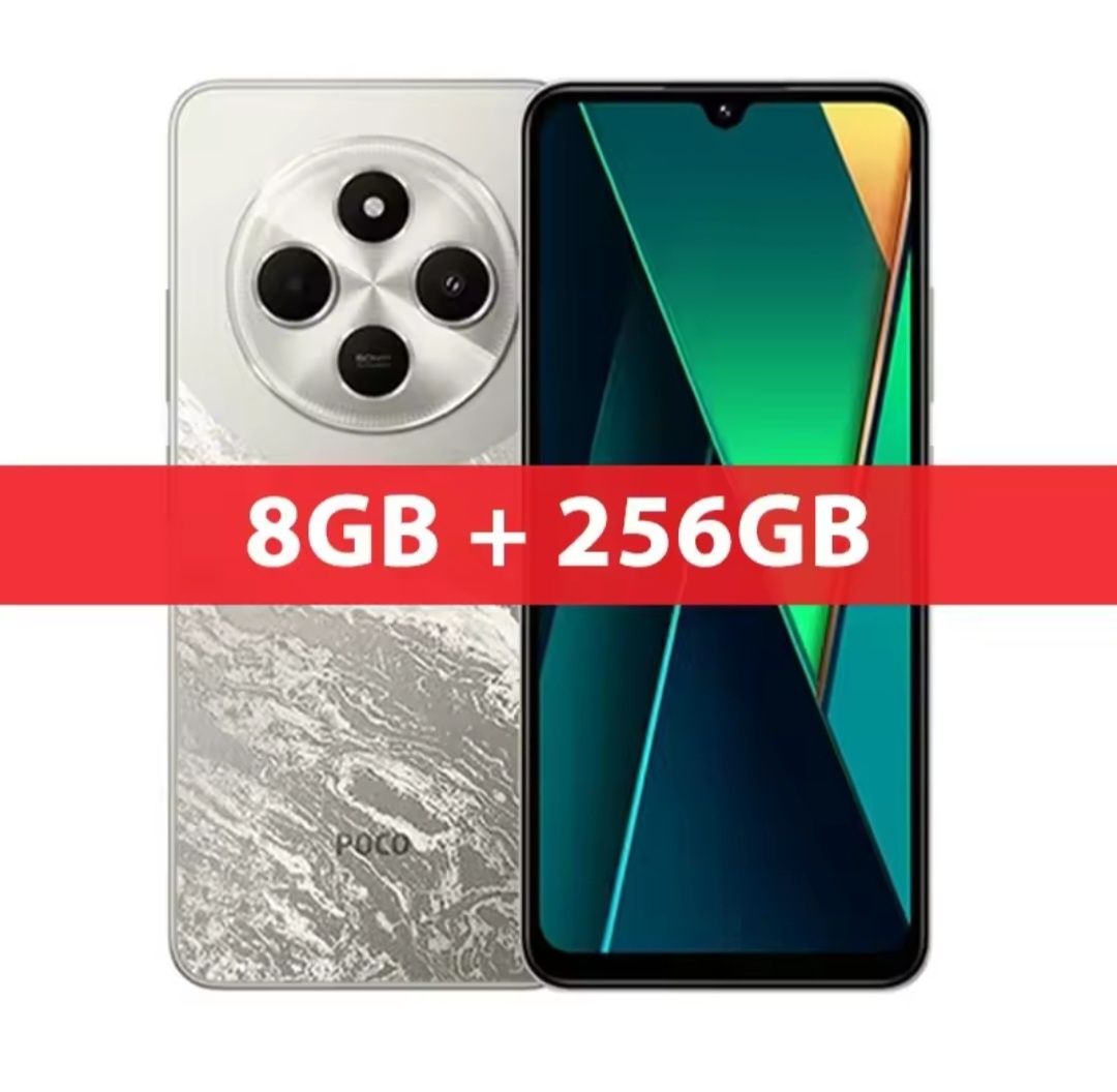 POCO C75 8+8/256Gb Global version black green gold нові з зарядним 33W