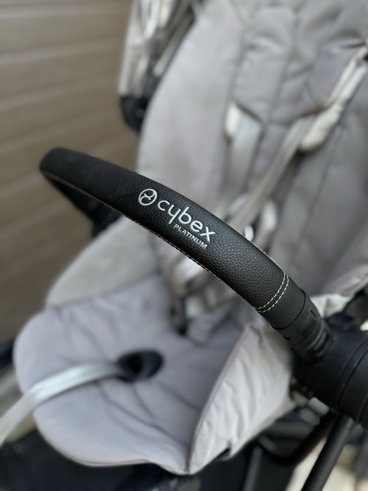 Прогулянкова Коляска Cybex Mios 4.0 Mirage Grey, Шасі Matt Black