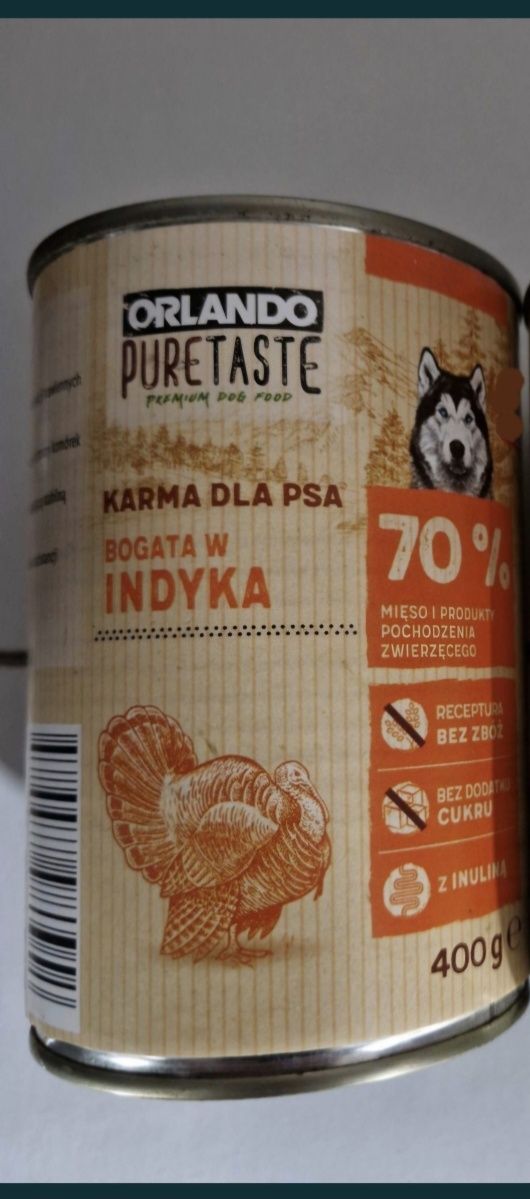 30 puszek premium dla psa,70% mięsa.