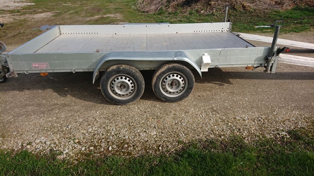 Przyczepa ANSSEMS AMT2 1500 aluminiowa dwuosiowa