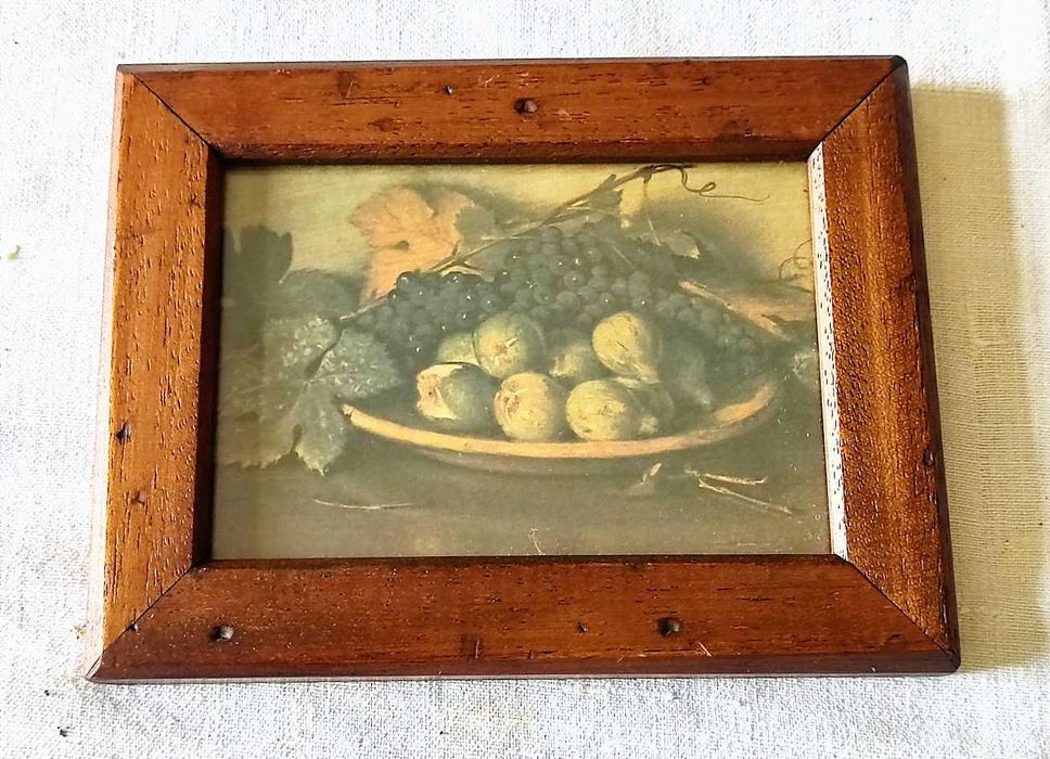 Trio de quadros decorativos de natureza morta