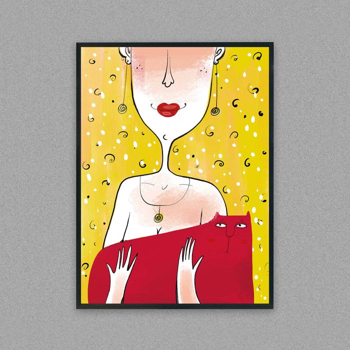 plakat kobieta modna, plakat kobieta moda, plakat moda i modna grafika