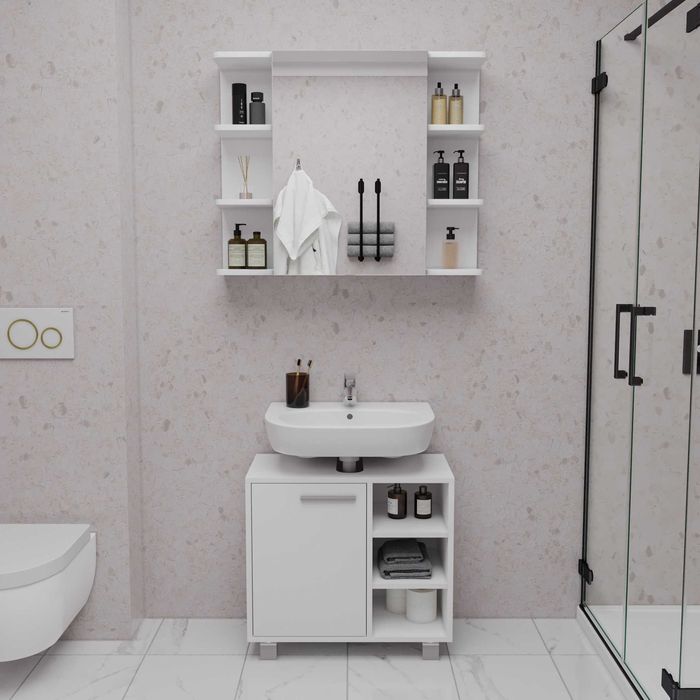 Меблі у ванну стелаж пенал під пральну машину