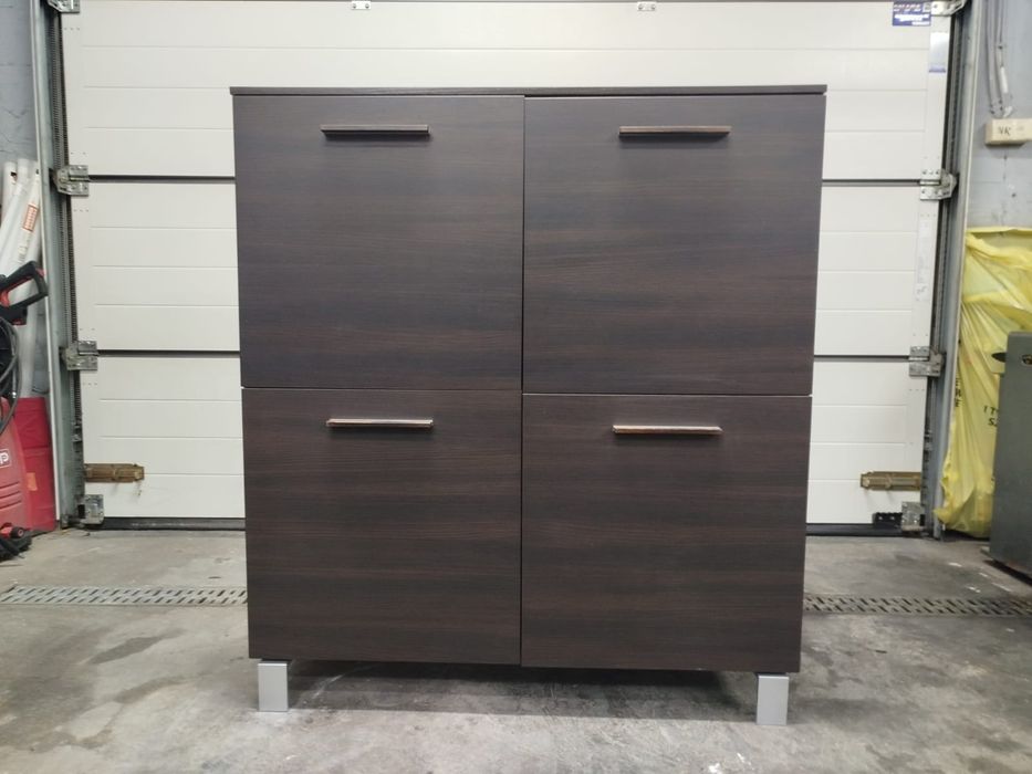 Zestaw mebli Wenge (biurko, komoda, szafka)