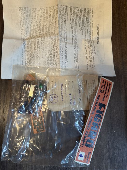 Zestaw dla mlodego elektronika nr 4 figaro prl vintage