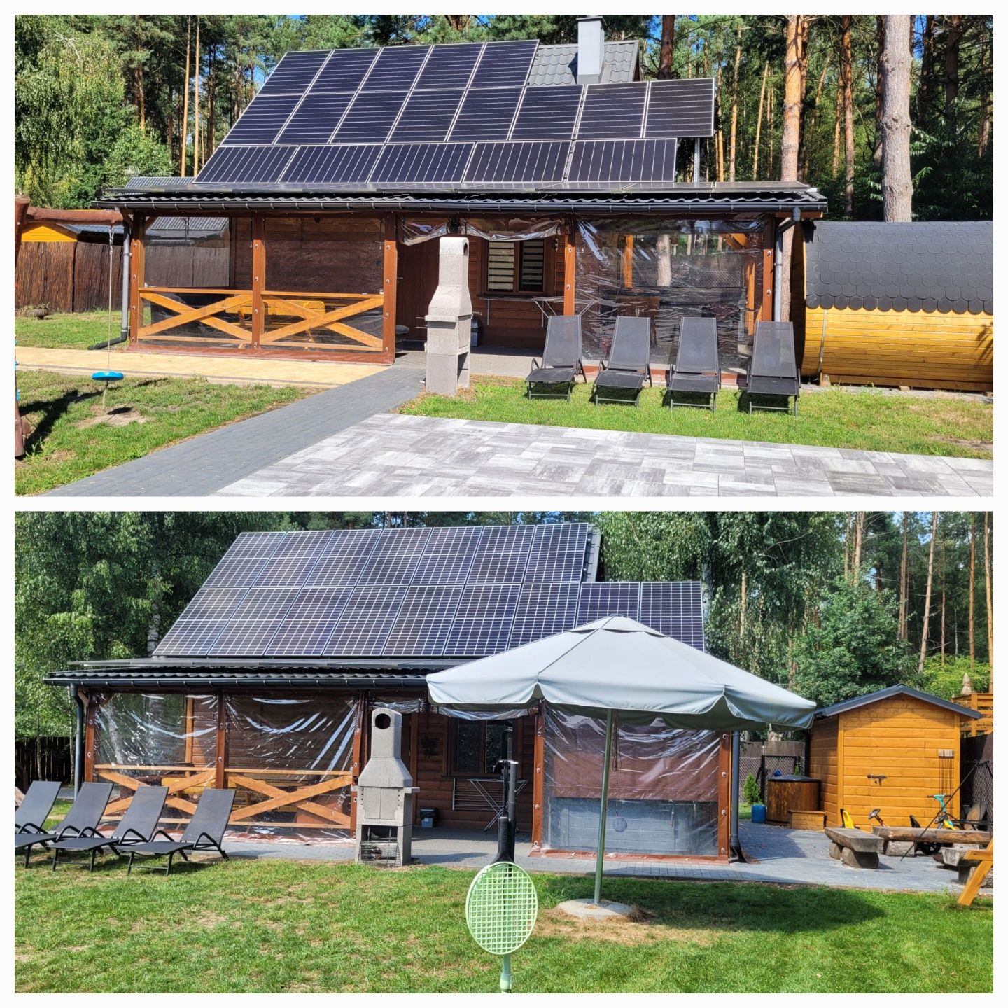 Domki Leśny Zakątek Radawa JACUZZI, SAUNA