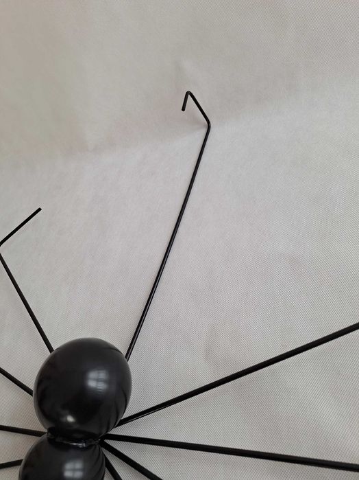 Metalowy czarny pająk wisząca figurka ozdoba zewnętrzna do ogrodu