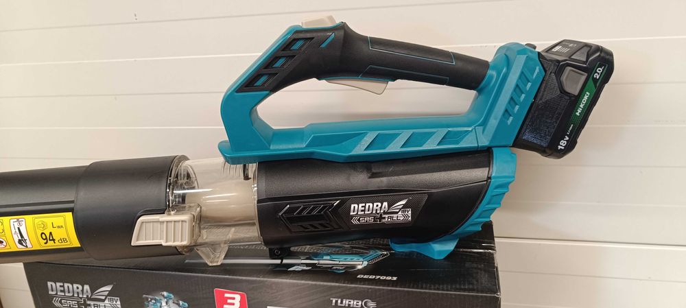 Dmuchawa Dedra 18V 144km/h + adapter Hikoki / Bosch Professi / Erbauer