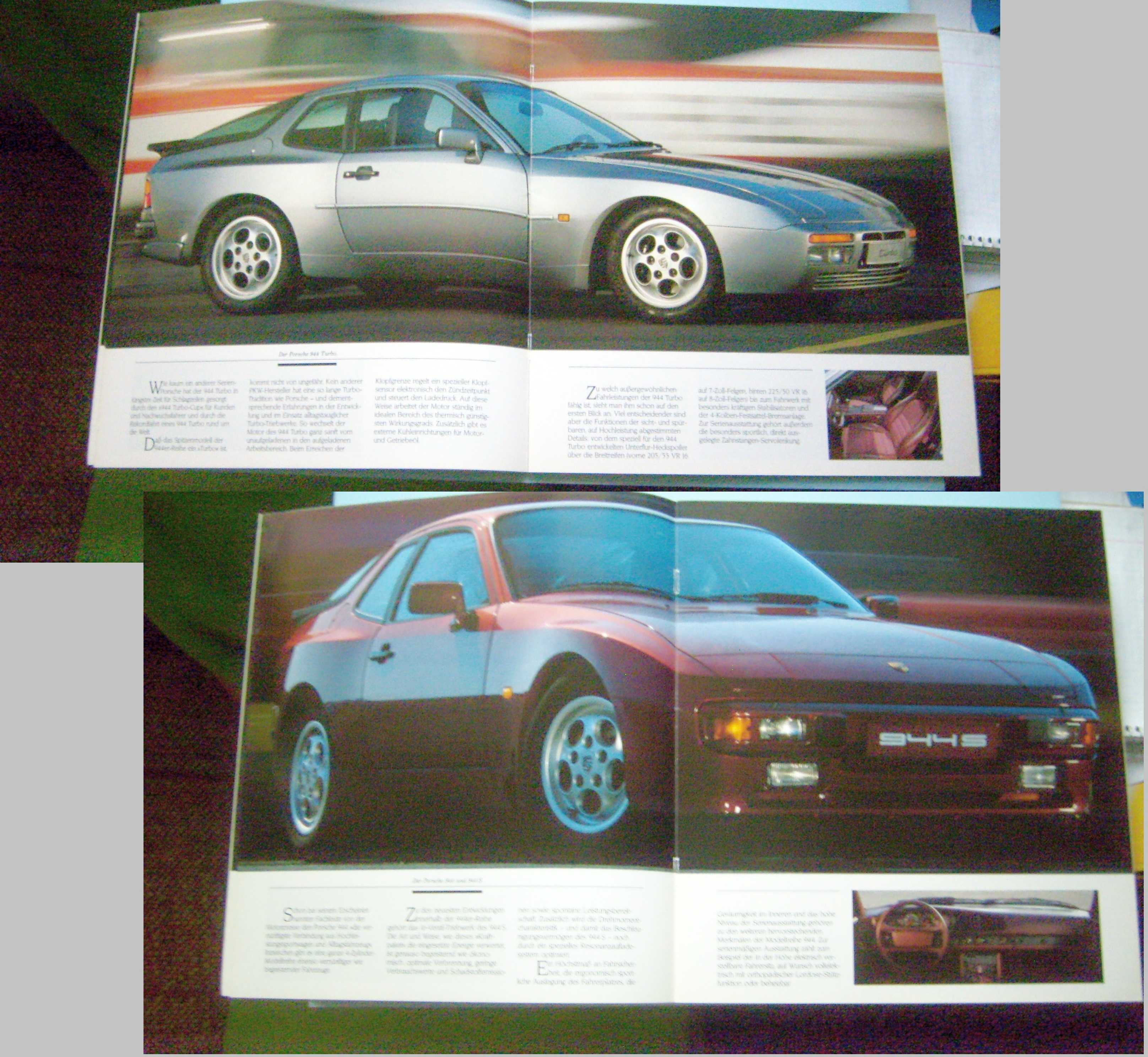 PORSCHE Programm 1986 + 1984 + 1983 ( 911, 924, 944, 928 ) 104 str. !