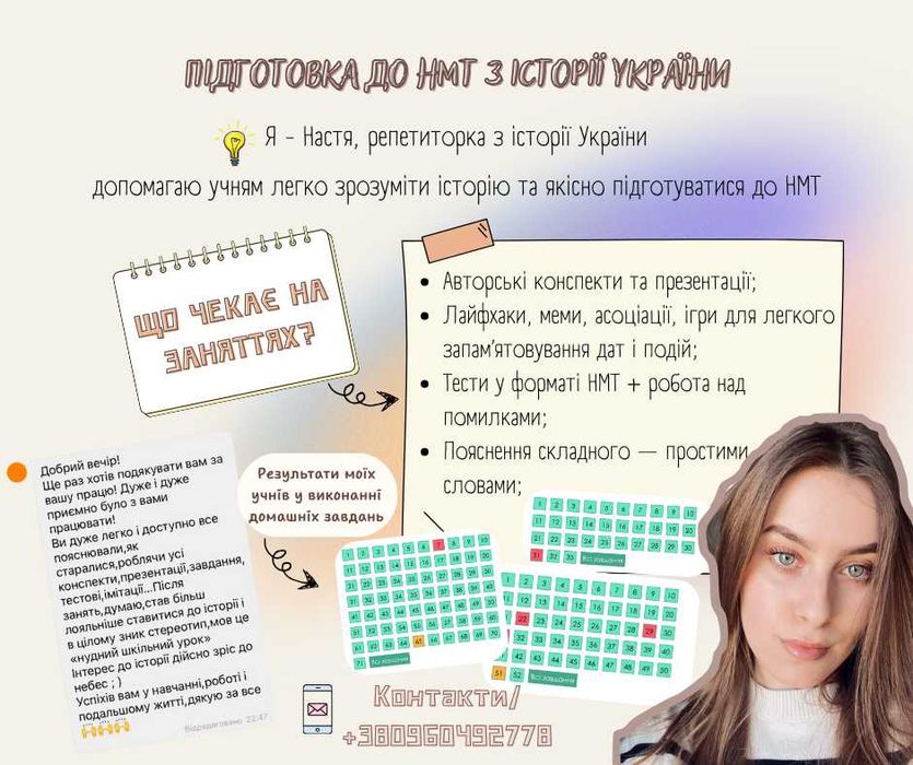 Репетитор з історії України-підготовка до НМТ