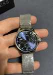 Zegarek męski Guess bransoleta srebrna mesh