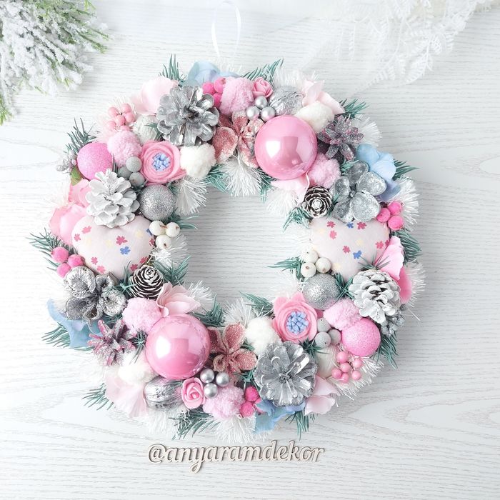 Вінок в дитячу ялинка, венок новогодний в дитячу декор в детскую внали