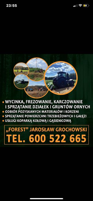 Wycinka Karczowanie Las Samosiejki