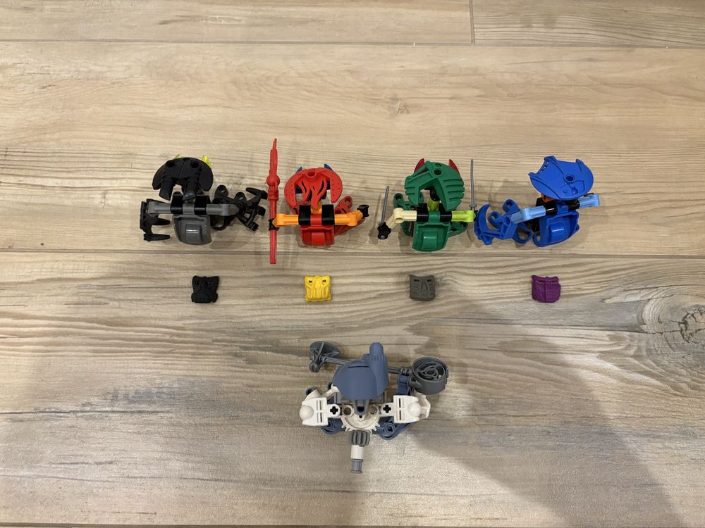 Lego Bionicle 8550, 8552, 8554, 8555, 8582
