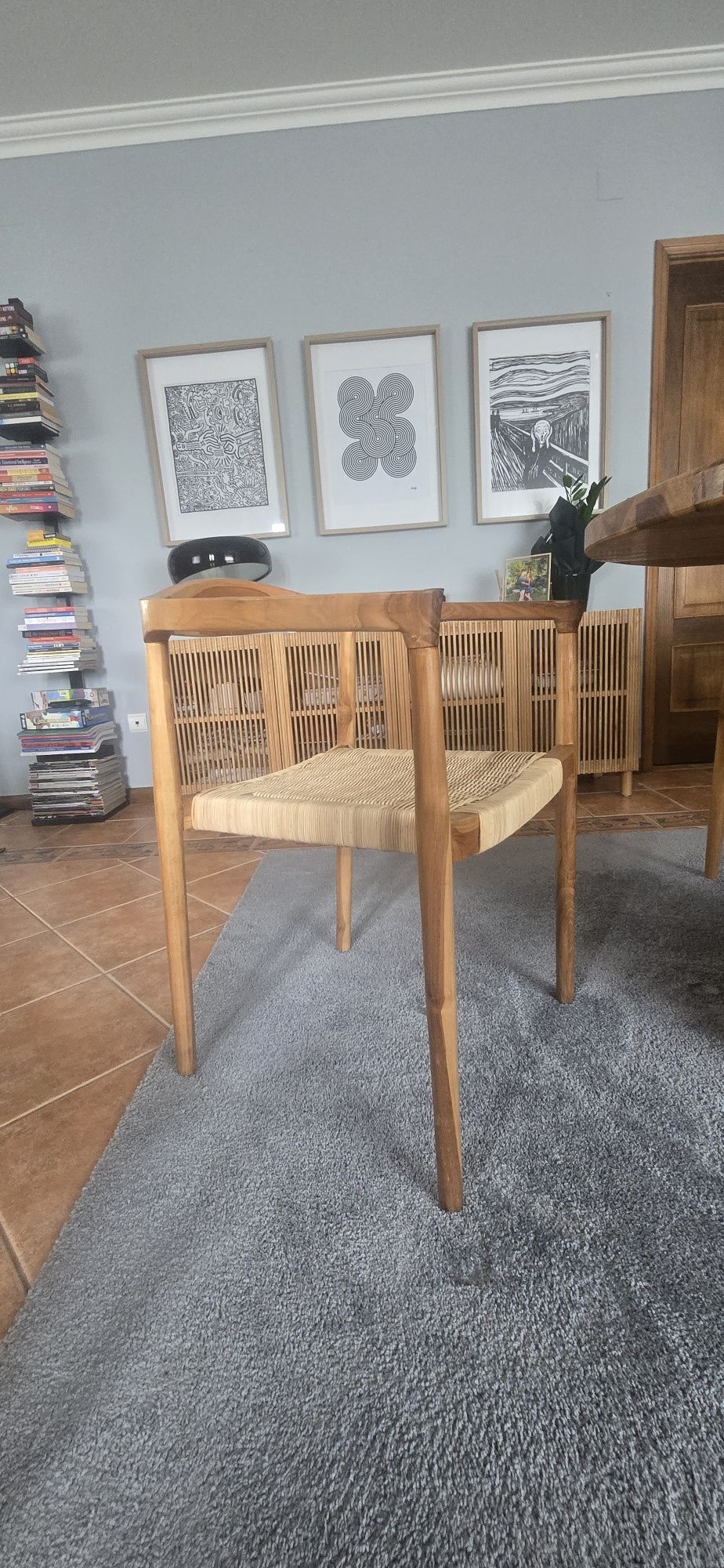 Pack 4x Cadeiras Vintage Hans Wegner — Madeira Maciça