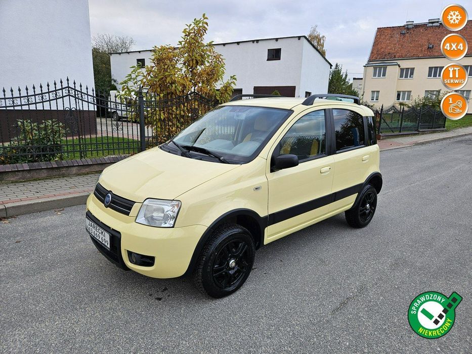 Fiat Panda Opłacona Zdrowa Zadbana Serwisowana Klima 4x4 1 Wł Po Serwisie