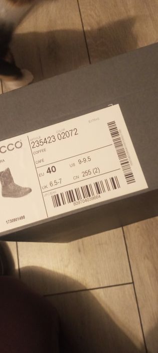 Ecco botki 40, 26,5cm.