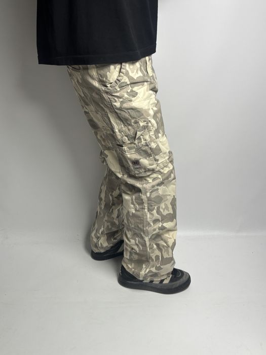 Широкі реп карго штани камуфляж baggy cargo y2k loose jaded racer
