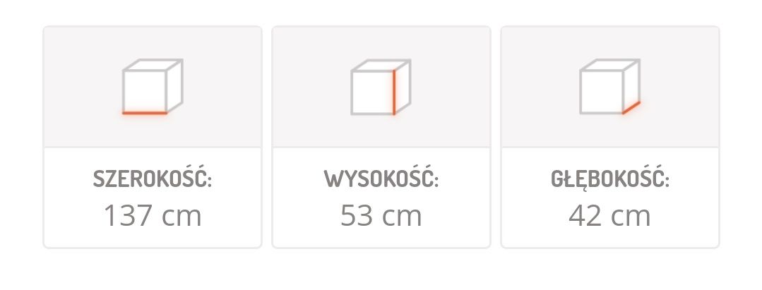 Szafka RTV Ibis z oświetleniem led