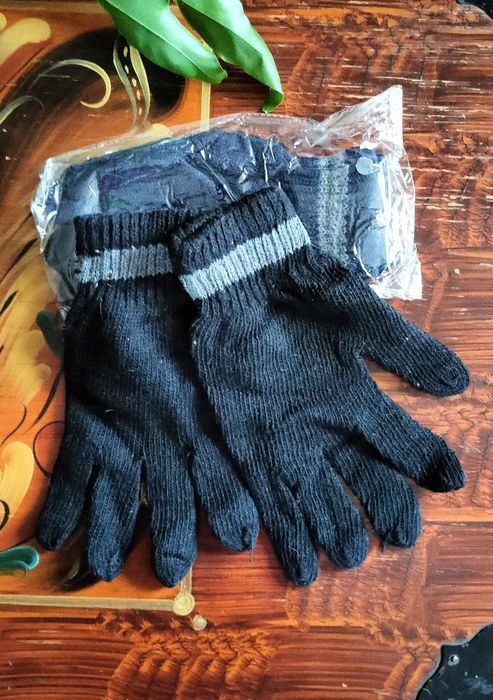 Rękawice rękawiczki zimowe robocze czarne L