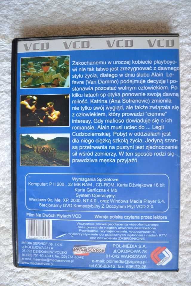 Legionista film na 2 VCD