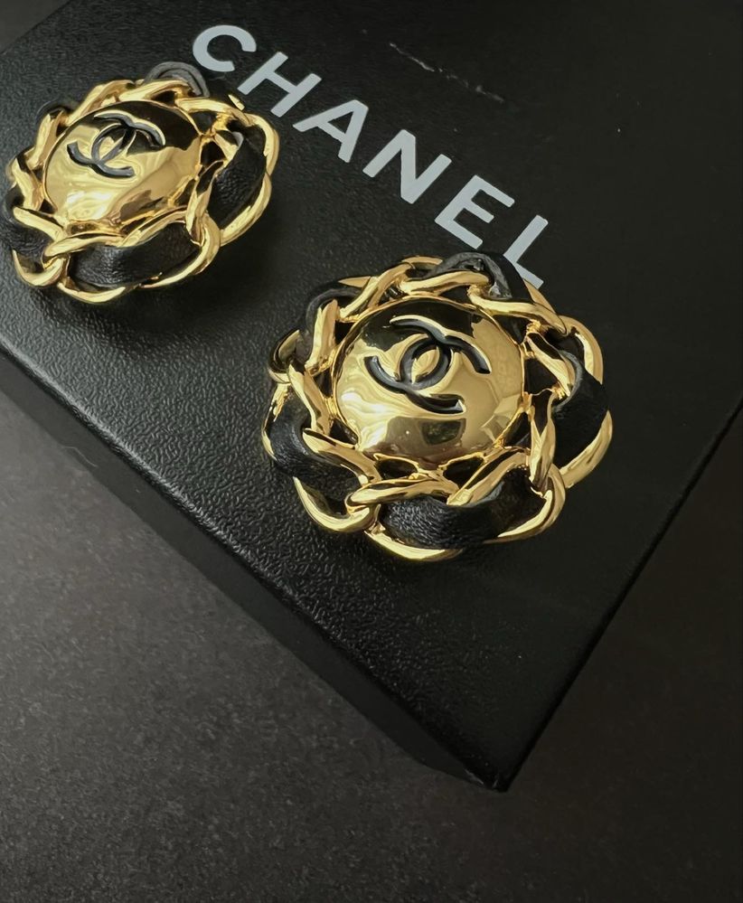 Вінтажні кліпси Chanel