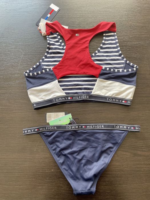 Nowy strój kąpielowy bikini Tommy Hilfiger L/XL