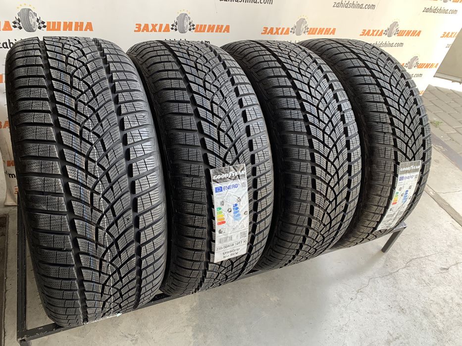 (8шт) нові 235/50R18 Goodyear ULTRAGRIP ICE SUV G1 FP (101T XL) зимові