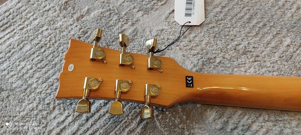 Gitara elektryczna Harley Benton HB-35Plus Semi Hollow ES-335 + SETUP!