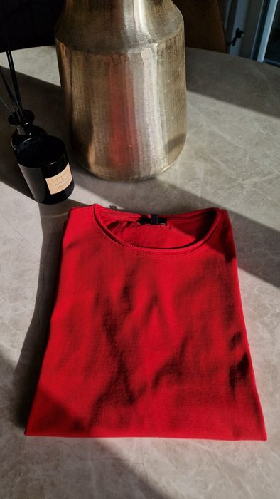 T-shirt Massimo Dutti roz. L czerwony