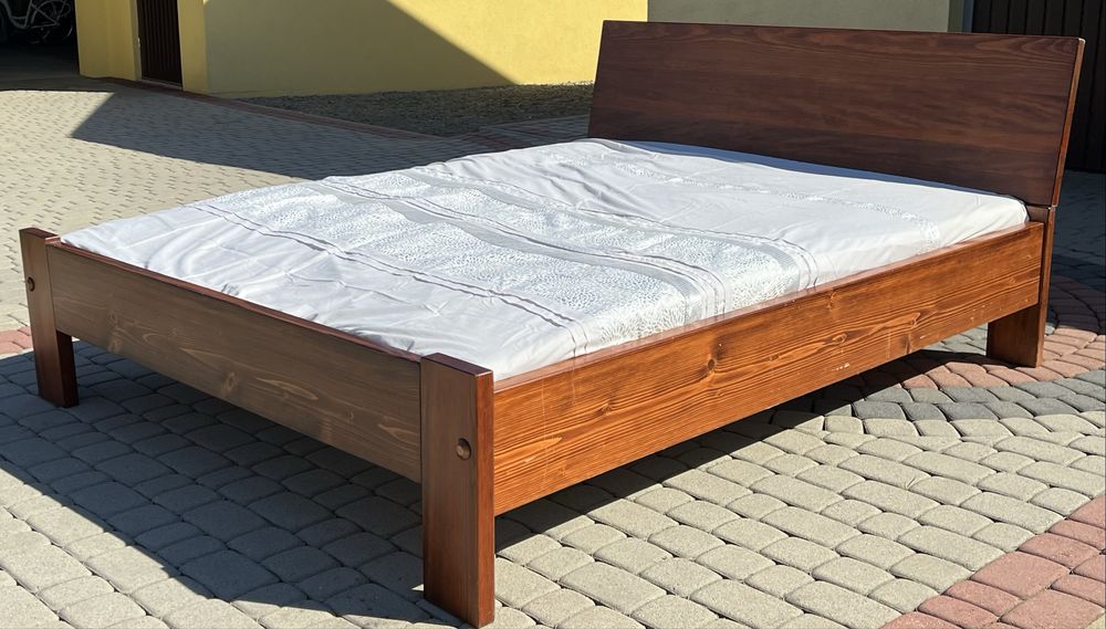 Łóżko drewniane, sosna 160x200