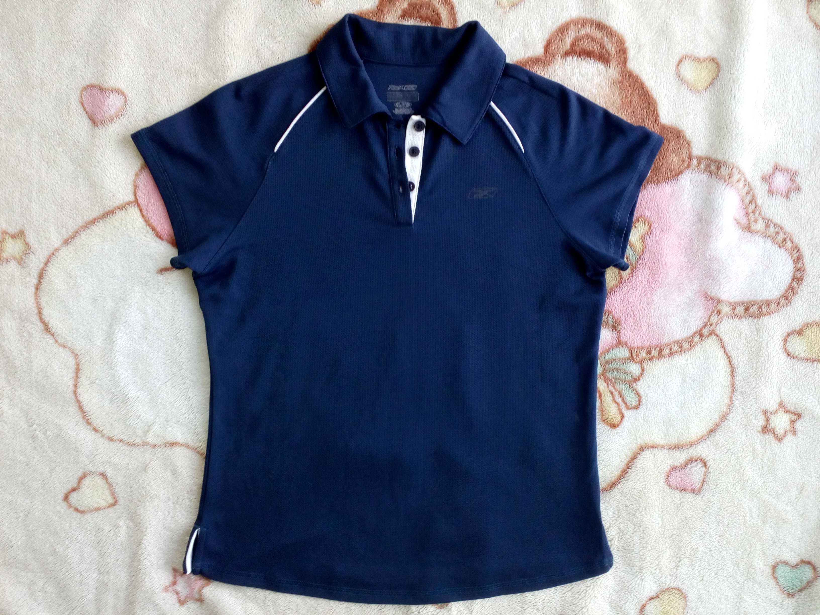 Granatowa bluzka sportowa Reebok koszulka polo ok. 36 - 38