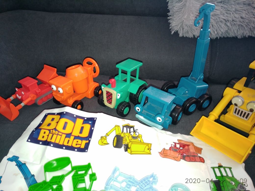 Bob Budowniczy komplet zabawki traktor
