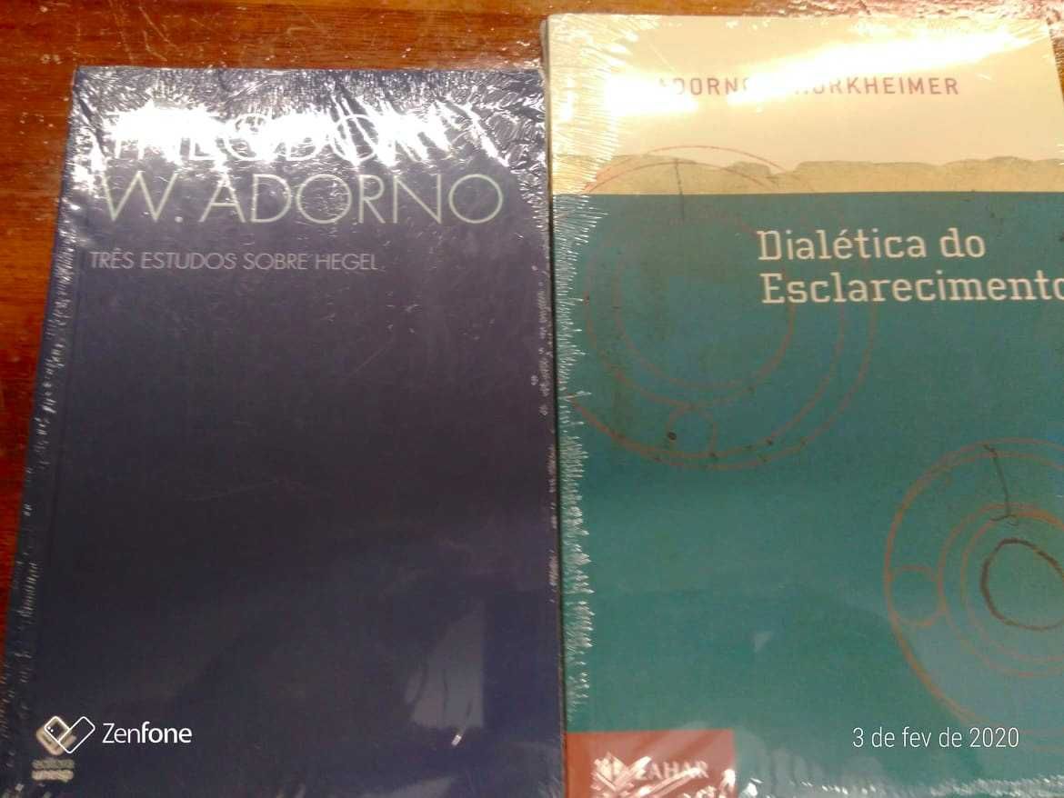 Anthony Giddens e T. Adorno - 5 livros