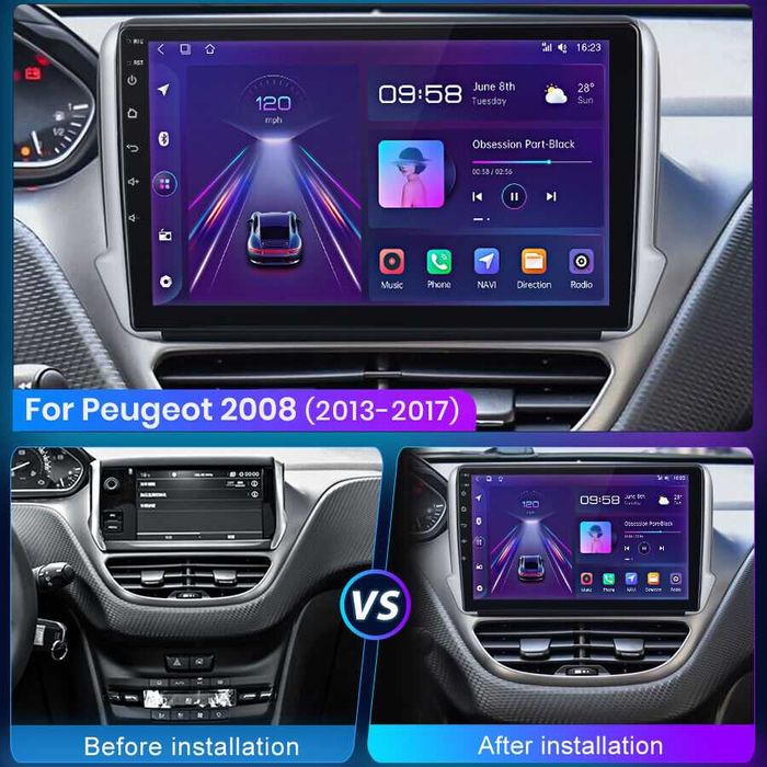 Магнітола Peugeot 307 (2002-13) 206 107 308 3008, 5008 407 16/32/64 GB