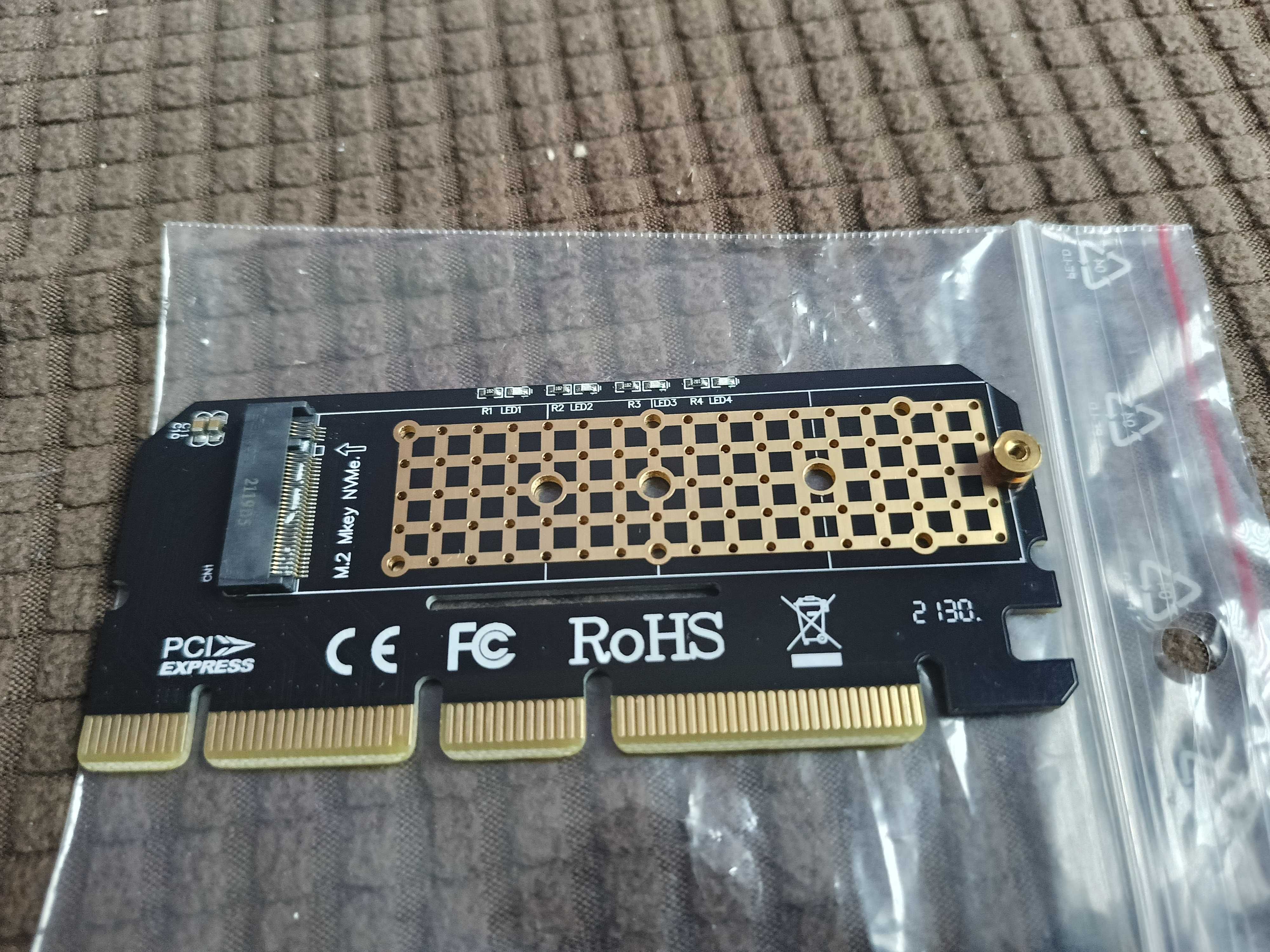 Karta Rozszerzeń Savio Adapter M.2 NVME PCI-E